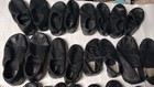 11  Pairs Capezio Sodanca Black Ballet Shoe Leather Slipper Child Age 1-7