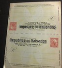 Central America Lot 1890s Postal Cards Salvador Honduras 5 Total Unused