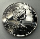 1985 Canadian Nickel 5cent Proof-like Coin From Mint Set  Uncirculated Shiny  