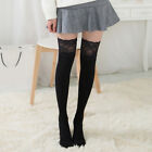 Women Soft Winter Warm Cable Knit Over Knee Long Boot Thigh High Socks Stockings