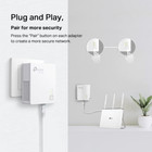 Tp-link Powerline Ethernet Adapter Starter Kit - Av1000 Gigabit Port  Plug play 