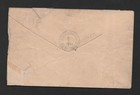 Us 1865 Bamer   Co  Express On Postal Cover Scott  u59 Oval Magenta Cancel