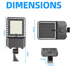 Commercial Led Shoebox Parking Lot Light 200watt Outdoor Area Street Pole Lights