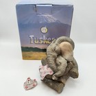 Tuskers Love Is A Snuggle Elephants Ornament 91066 Figurine 2003 Valentines Gift