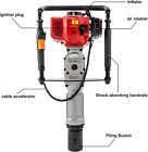 2 Stroke T Post Driver Motor Push Pile 52cc 32 6cc Gas-powered Fence Jack Hammer