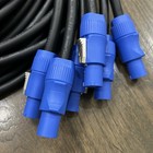 Pro Stage Socapex Soco 19 Pin To 6 Channel Powercon Blue Female Breakout Cable