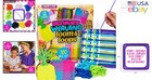 Kids  Weaving Loom Kit With 380 Craft Loops  Hook Tool  And Easy Instructions