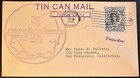 1934 Tonga Tin Can Mail Paquebot Cover  Honolulu To San Francisco Ca  57  d2
