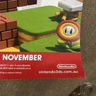 Official Nintendo 3ds Super Mario 3d Land Promo Poster Store Display Sign