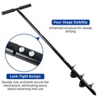 Heavy Duty Manual Garden Auger Drill 4  X 42  Post Hole Digger Hand Spiral