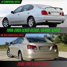 Clear Lens 4pcs Tail Light Set W  Color Bulbs For 98-05 Lexus Gs300 Gs400 Gs430