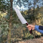 Custom Handmade Carbon Steel Blade Tactical Bowie Knife   Hunting Knife Camping