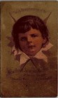 1880s New Home Sewing Machine Co New York Orange Ma Child Trade Card 25-211