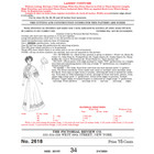 Past Patterns 2618 Edwardian Ladies Baby Princess Gown Pattern 1908 34  Bust