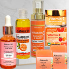 Vitamin C Skin Care Set  Face Cream facial Toner Body Soap  Body Oil Glow Skin