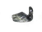 Vtg Alaska Native Eskimo Swan Carved Soapstone Inuit Art Soap Stone Carving