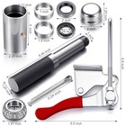  Metal Tire Carrier Hinge Kit Include The Necessary Slewing Bearing  Tire 