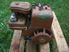 1970   s Briggs   Stratton Vintage 2hp Engine Motor Gold Bronze Nice Running Motor