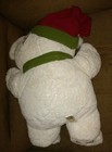 Dan Dee Christmas 2005 Plush Snowflake Teddy Bear White Poinsettias Scarf 21 