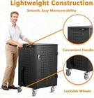 16 20 32 Devices Charging Cart Mobile Locking Storage For Laptop   Tablet
