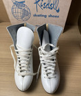 Vtg Riedell 110w White Roller Skates Sure-grip Super X Plates Size 6 No Wheels