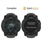 3x Tempered Glass Screen Protector For Garmin Instinct 3 50mm  solar  Amoled 