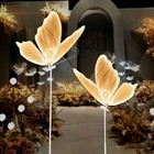 2pcs Gold Butterfly Shaped Decorative Light Wedding Ceiling Decoration