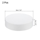 2 X Round Foam Cake Dummy 8  X 2  Circle Dummy Cake Set For Wedding