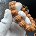 16  14mm Natural Watermelon Hedgehog Walnut Bracelet                                     