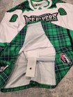 Pensacola Ice Flyers Game Worn 2025  St  Patrick s Day Jersey  8 Faulkner