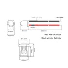 30pcs 3mm Pre Wired Dc 5v-12v Micro Led Lights Emitting Diodes Mini Bulbs Lamp