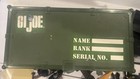 G i  Joe Green Foot Locker Carrying Case For Action Figures W  Many Accessories