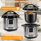 16-in-1 Electric Pressure Cooker  8 5quarts 12 Presets  Multi-functional Program