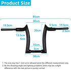 14   Rise 2  Ape Hanger Handlebar Fit For Raider S Xv1900 Drag Bar