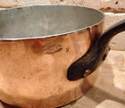 Yes  3 15mm Jules Gaillard Paris 22cm 8 7 Inch Hammered Copper Saucepan Nice Tin