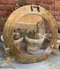 Antique Brass Porthole  Maritime Port Hole Boat Ship Window Wall Porthole Decor