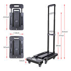 440lbs Folding Hand Truck Moving Utility Dolly Platform Luggage Cart W  6 Wheels