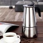 Stainless Steel Espresso Coffee Stovetop Maker Pot Percolator  2 4 6 9cup 