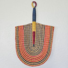 African Bolga Woven Hand Fan 16 Inch