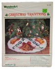 Vtg Wonderart Christmas Latch Hook Kit 4548 Rug Tree Skirt Bells Noel Sealed