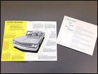 1960 Pontiac Vintage Car Sales Brochure Folder