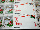 Christmas Seal   Boys Town  Stamps 1992 Cardinals Snow House Boy Child