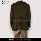 Wwii 1941 Us Officer Uniform   Brown Wool Military Jacket Ww2 Army Coat