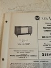 Vintage 1959 Rca Victor Radio Television Combination Units Service Data T15