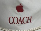 Rare 1980s Apple Computer Coach Employee Event Uniform Hat Vintage Macintosh Mac