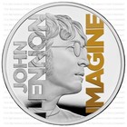 2025 John Lennon One Ounce Coloured Silver Proof Music Legends Coin