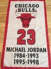 3x5 Chicago Bulls The Last Dance Banner Set - Jordan   Pippen Retirement Banners
