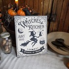 Primitive Antique Vintage Victorian Style Halloween Witches Kitchen 1692 Sign