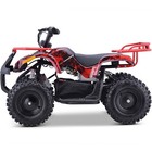 New Kids Red Flame Electric Atv 36v 500w Mini Off-road Ride-on Quad Four Wheeler