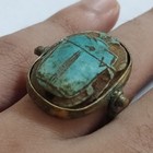Rare Ancient Egyptian Scarab Ring     Antique Pharaonic Old Egypt Jewelry